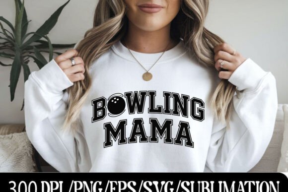 Bowling Mama Typography: A Varsity-Style Font for Bold Designs