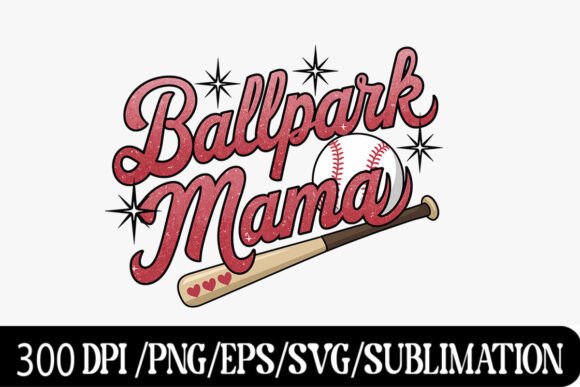 Celebrate Game Day Spirit with the Ballpark Mama Graphic Design