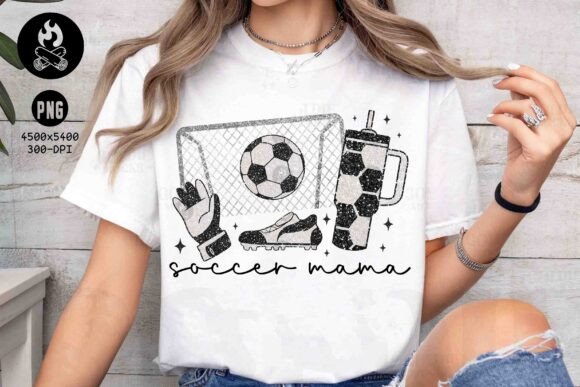 Celebrate Sideline Heroes with the Soccer Mama Glitter PNG