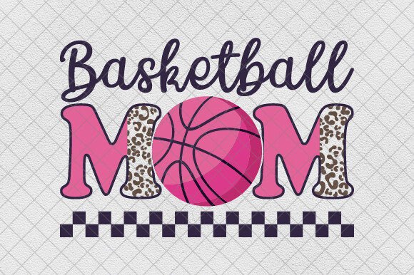 Distressed Basketball Mom PNG: Sport Mama Design for Game Day Gear