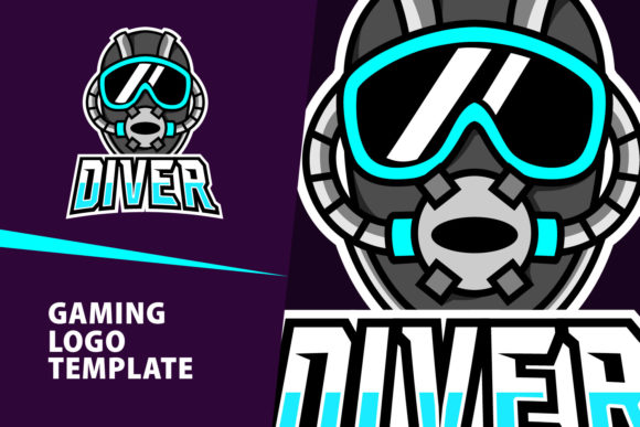 Diver Mascot Gaming Logo: Dive Deep into Esport Branding