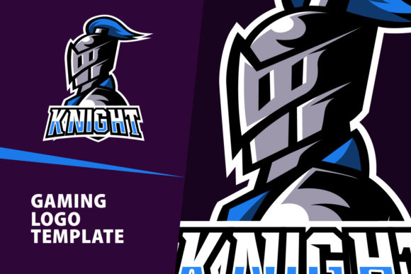 Knight Mascot Gaming Logo Design: A Shield for Your Brand Identity