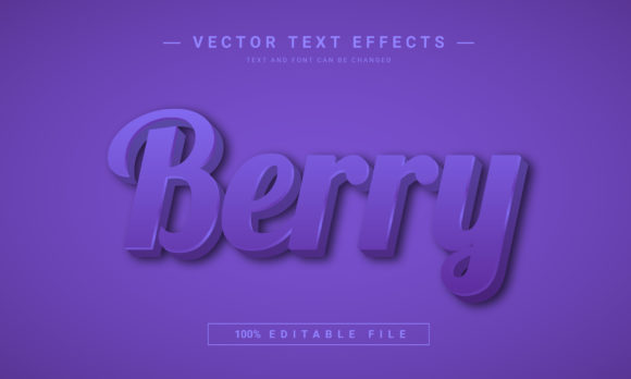 Make Your Words Pop with Berry Editable Text Effect