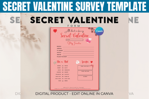Organize a Memorable Secret Valentine with This Template