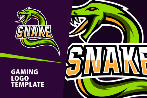 Snake Mascot Gaming Logo Design: A Versatile Vector Template